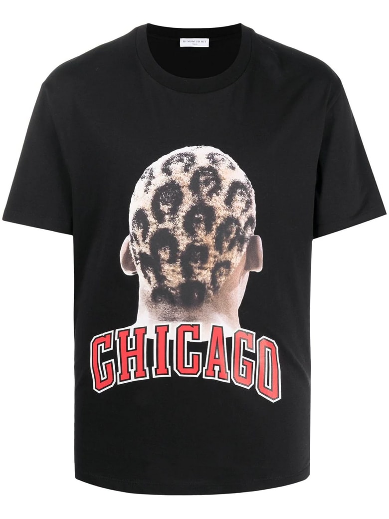 ih nom uh nit Black Cotton T-shirt - Nero