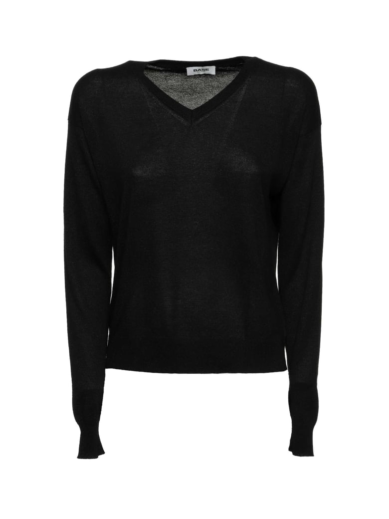 Base Base Milano Black Sweater - NERO
