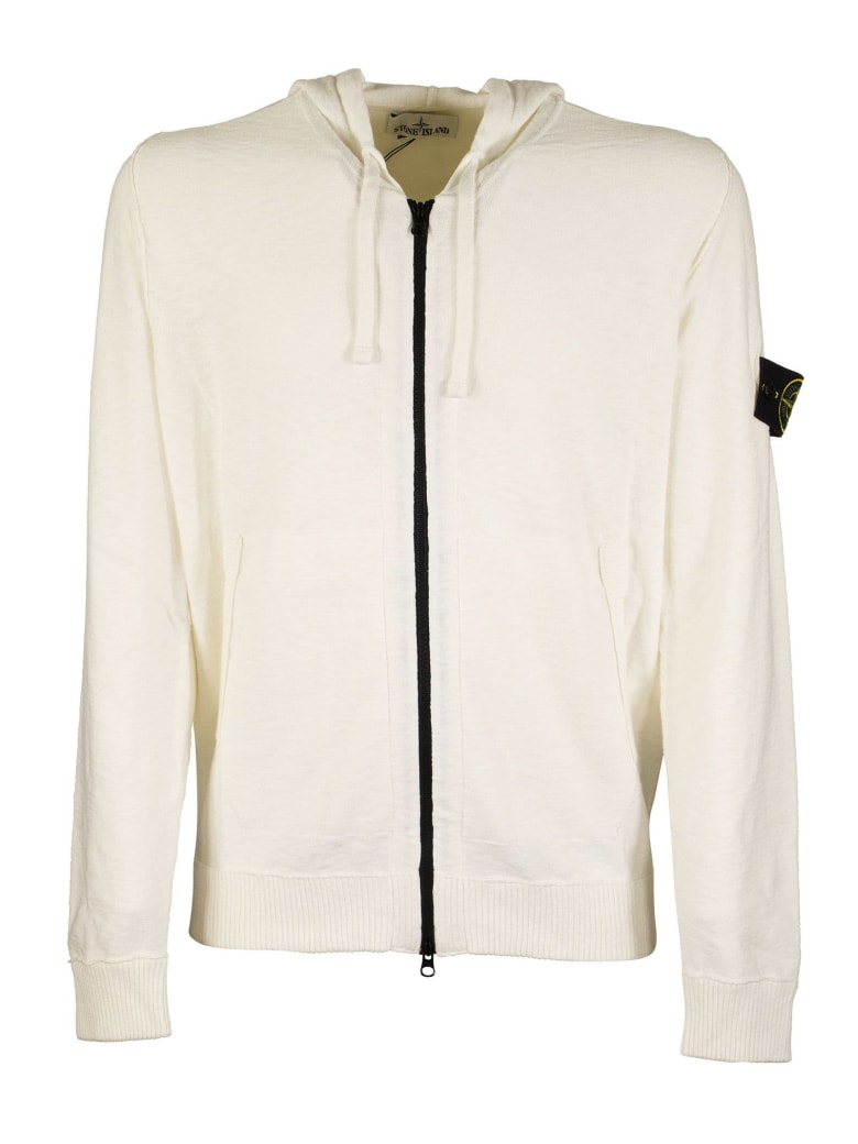 stone island hooded cardigan