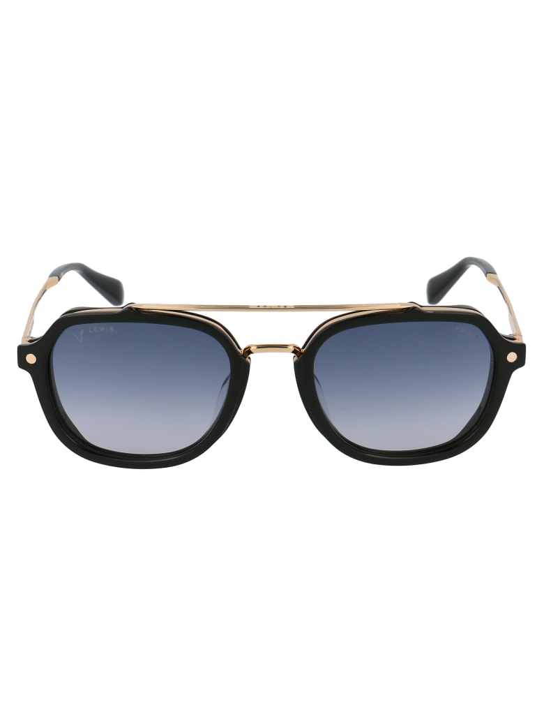 police gold sunglasses