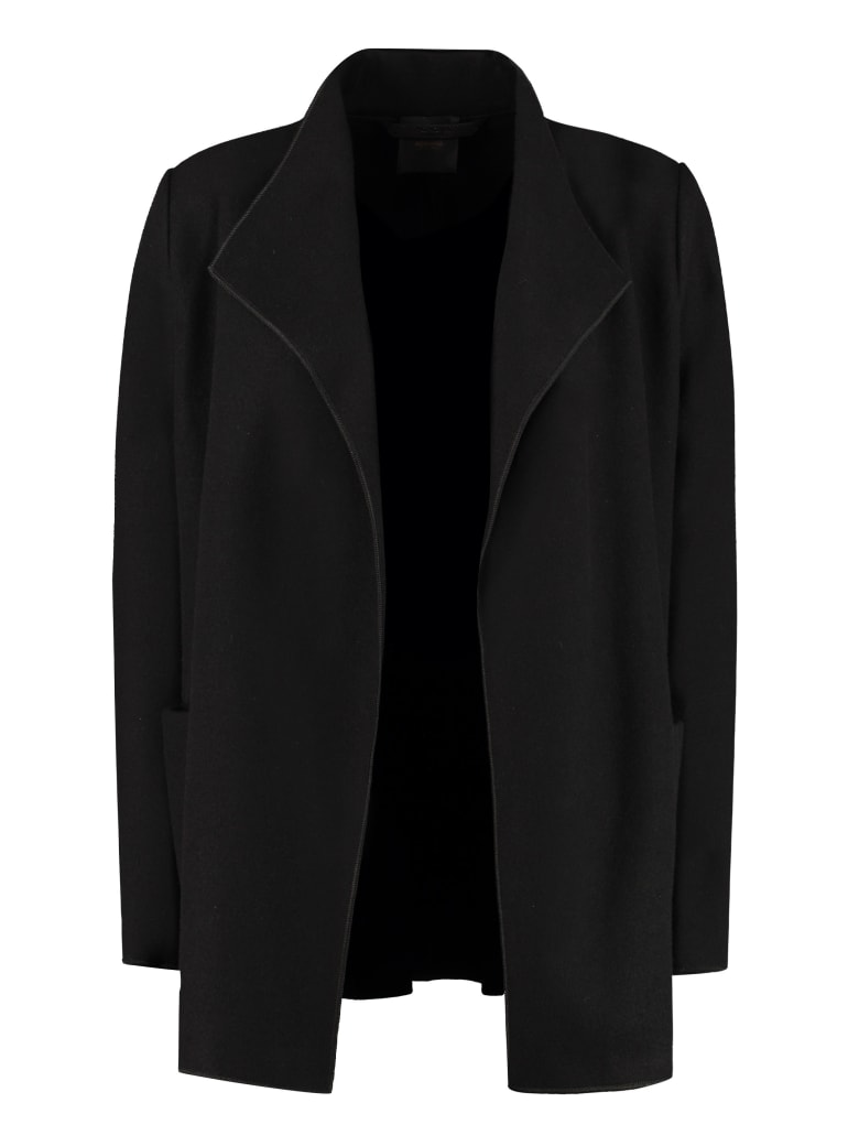 Agnona Cashmere Blazer - black