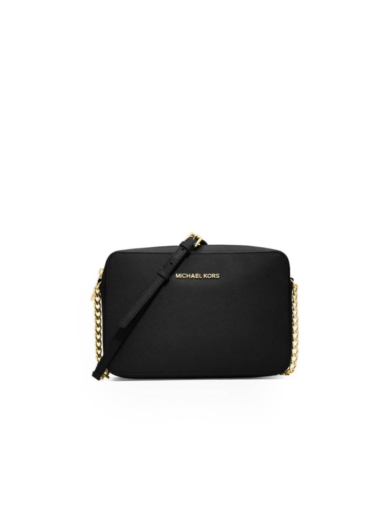 michael kors jet set crossbody bag black