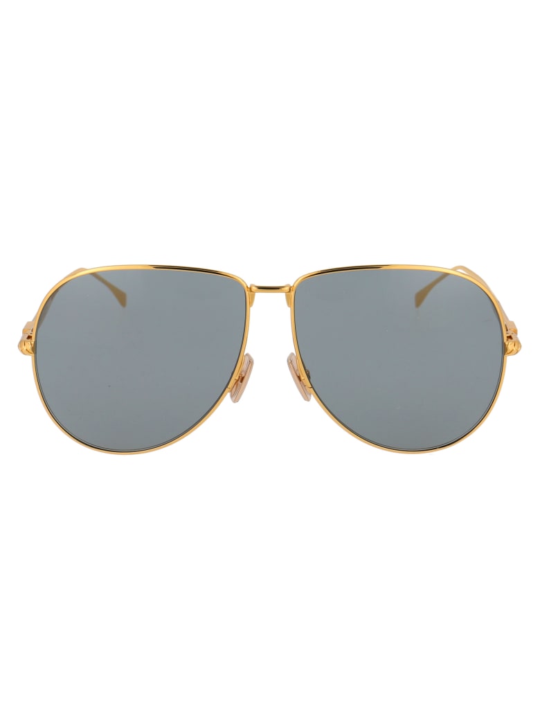 Fendi Ff 0437/s Sunglasses - 001IR YELLOW GOLD