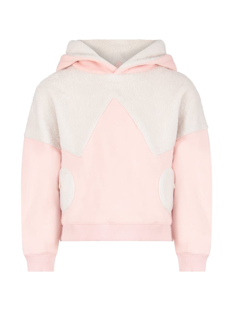 Owa Yurika Pink ''hiyori'' Sweatshirt For Girl - Pink