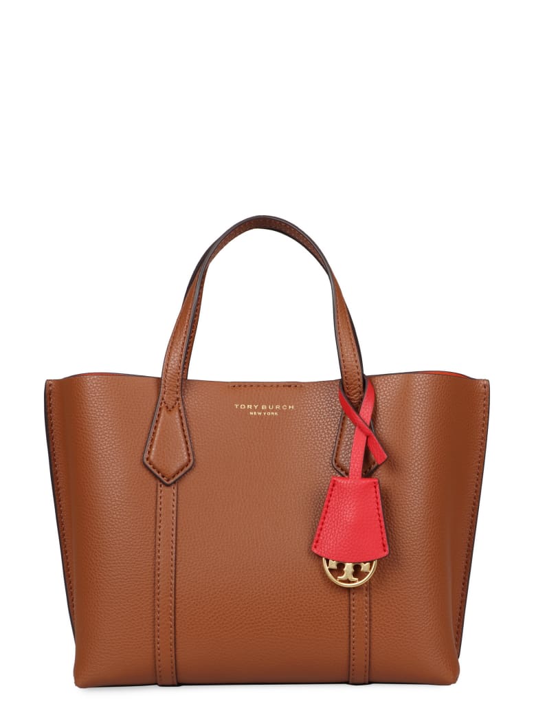 tory burch perry leather tote