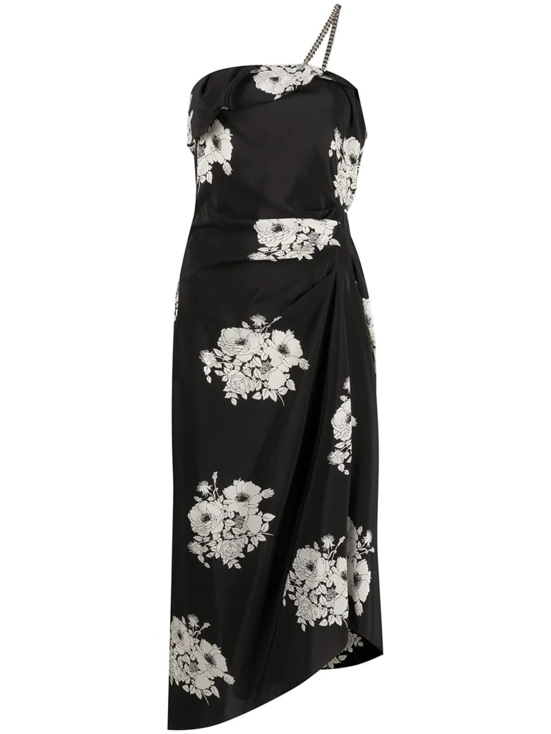 N.21 Black Silk Blend Dress - Fantasia