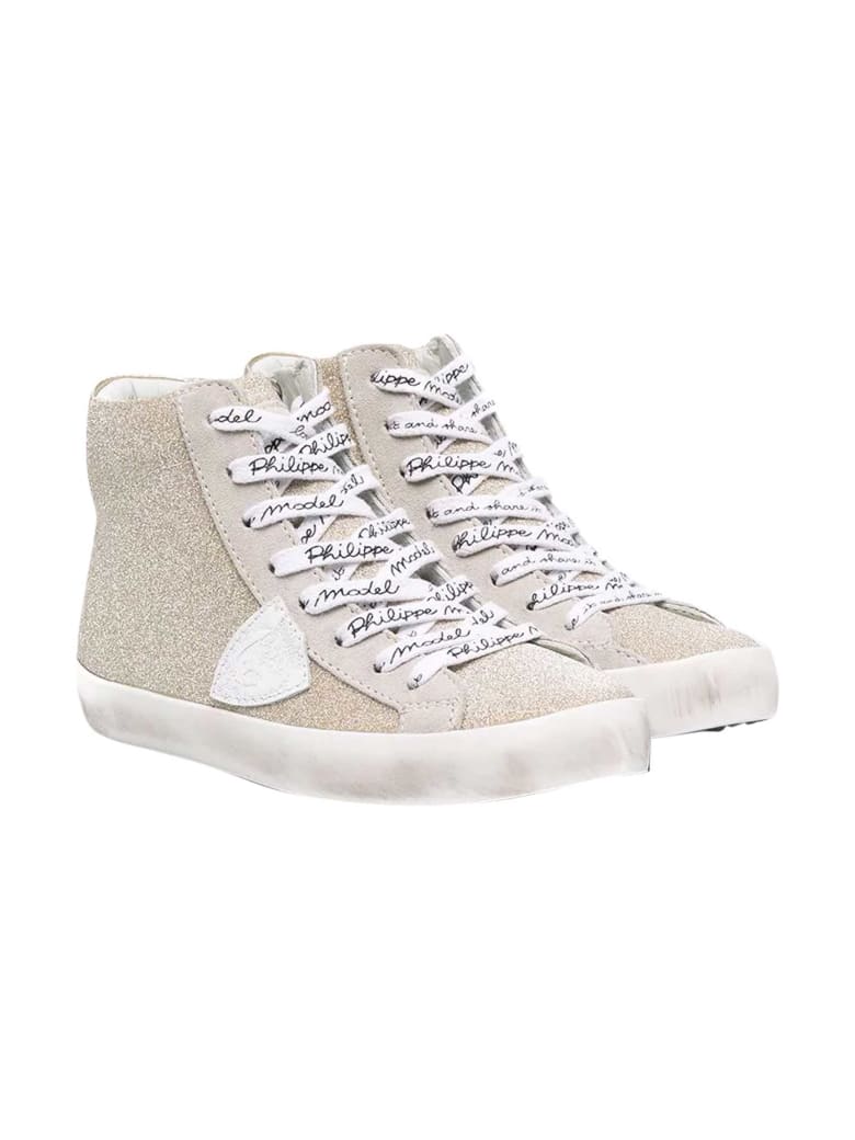 Philippe Model Gold Sneakers Teen - Oro