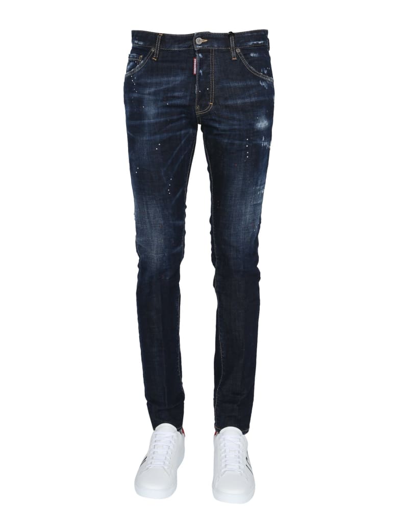 Dsquared2 Cool Guy Ibrahimovic Capsule Jeans - Blu Denim