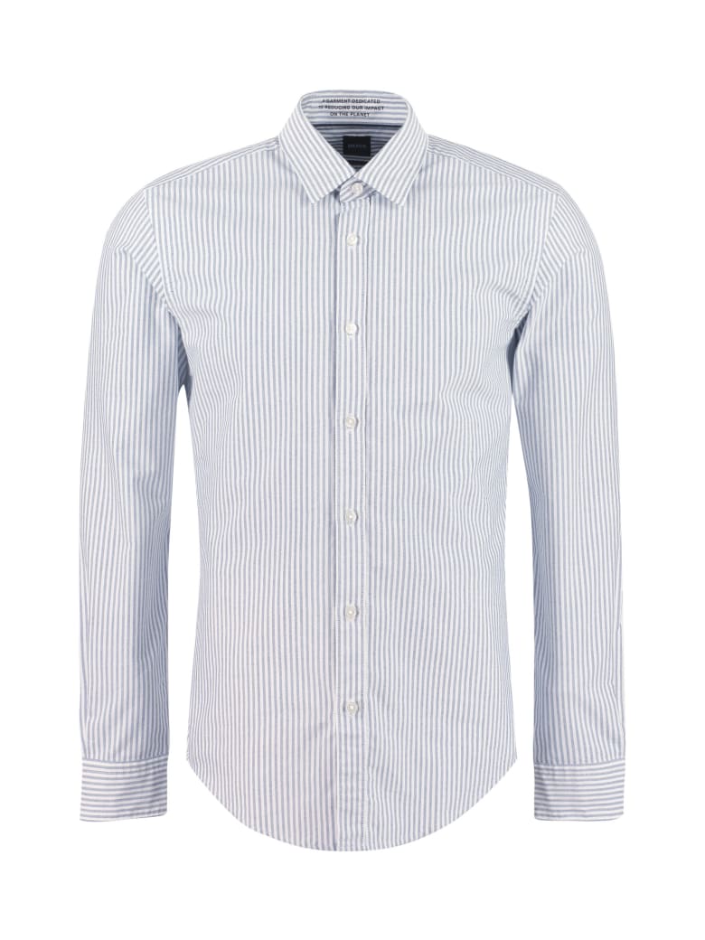 hugo boss striped shirt