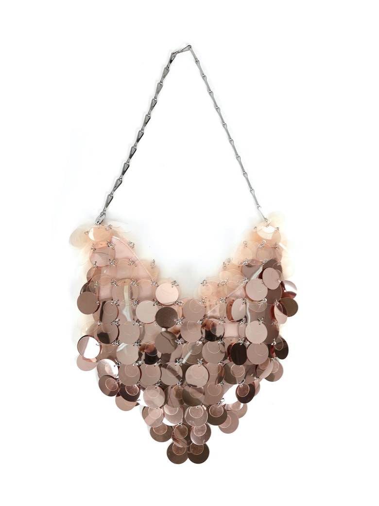Paco Rabanne Sparkle Hobo Shoulder Bag - Pink