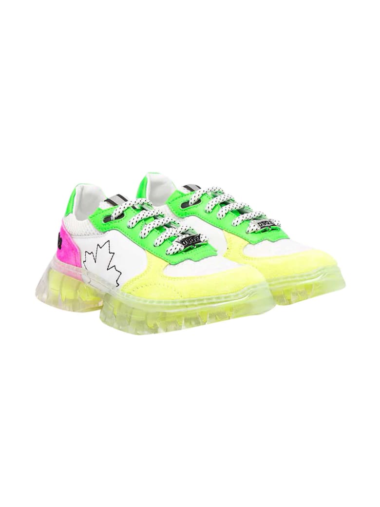 Dsquared2 Sneakers With Color-block Design