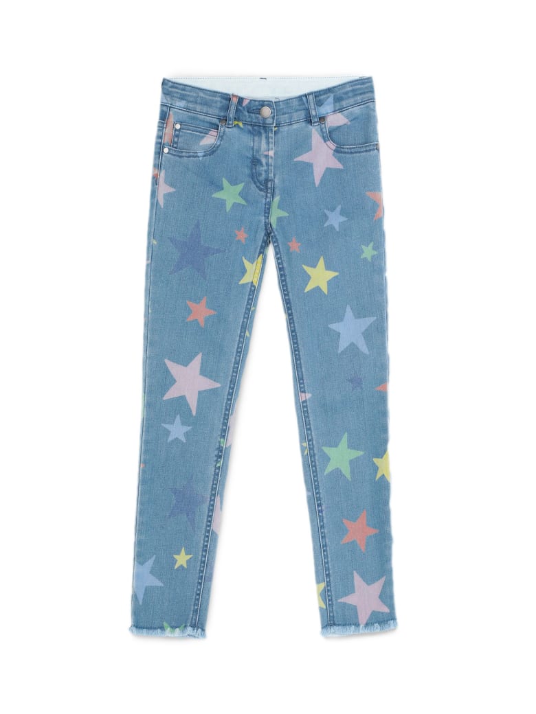 Stella McCartney Multicolour Stars Skinny Denim Trousers - Denim
