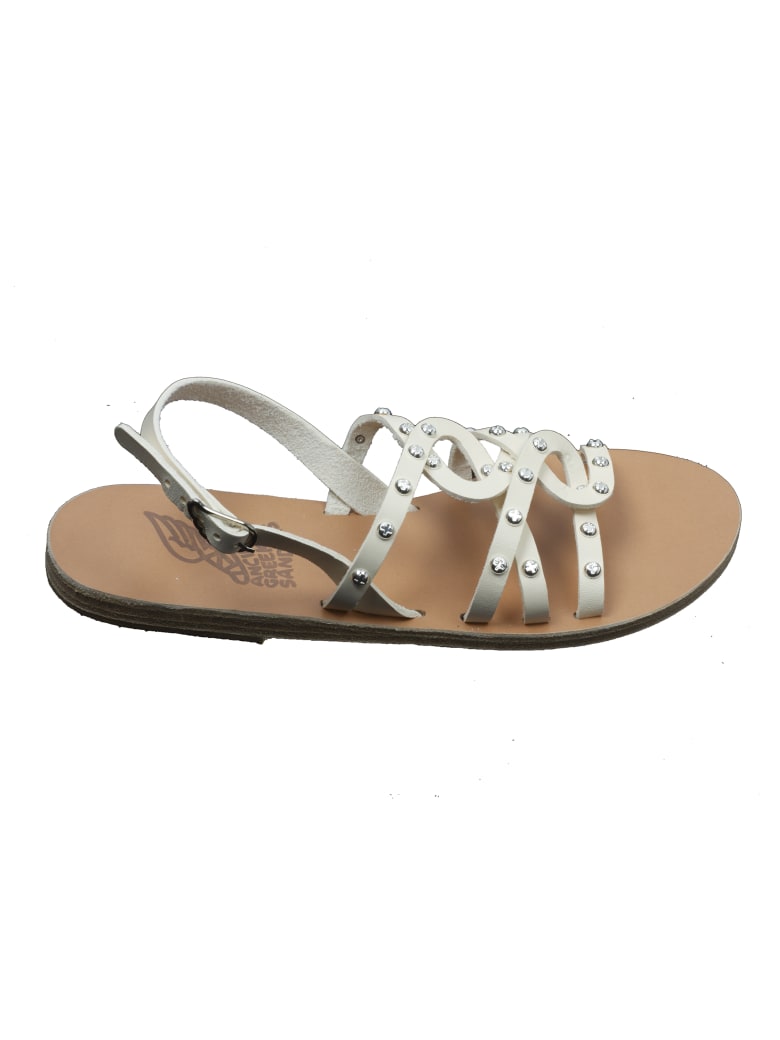 Ancient Greek Sandals Schinousa Rivets - Off White