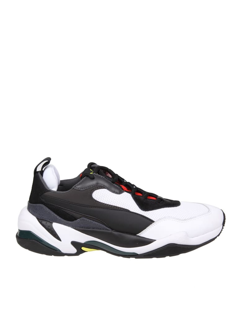 puma sneakers black and red