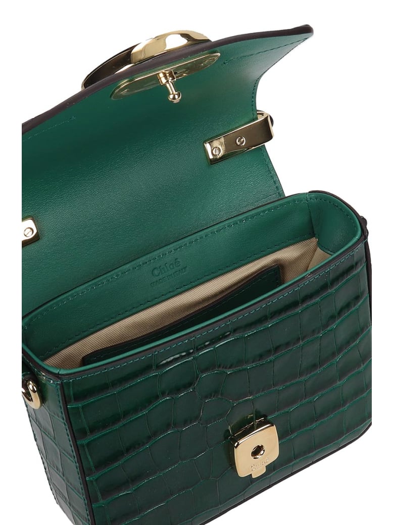 chloe green purse