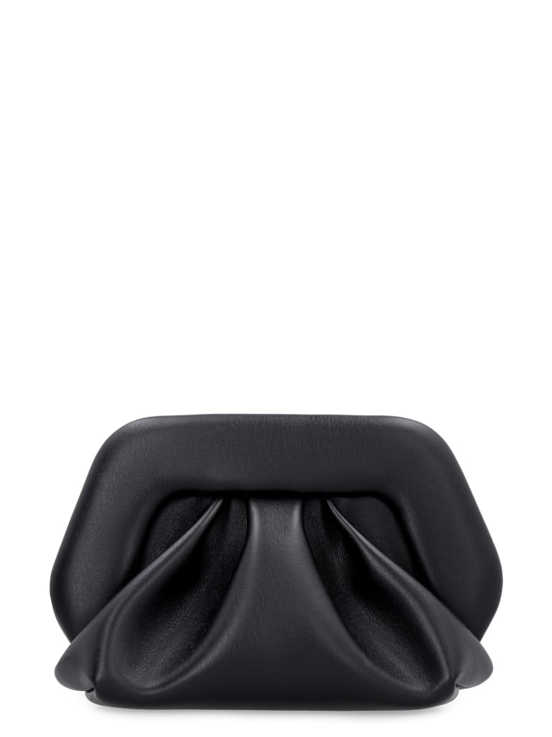 THEMOIRè Gea Faux Leather Clutch - black