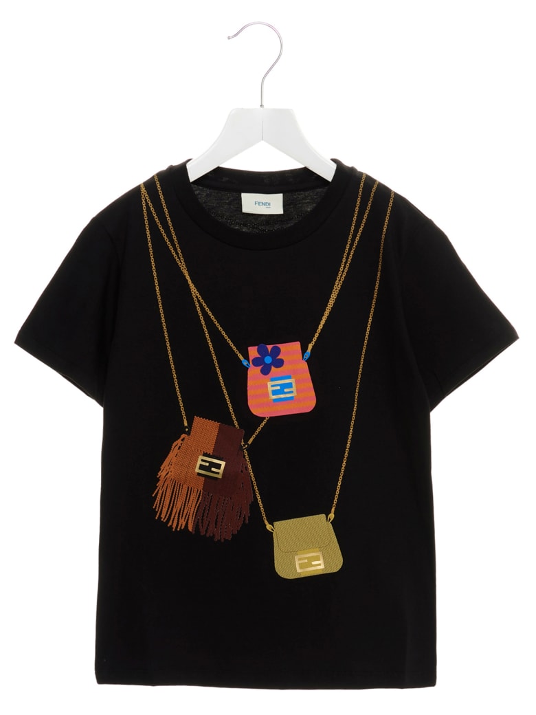 Fendi 'bags' T-shirt - Black