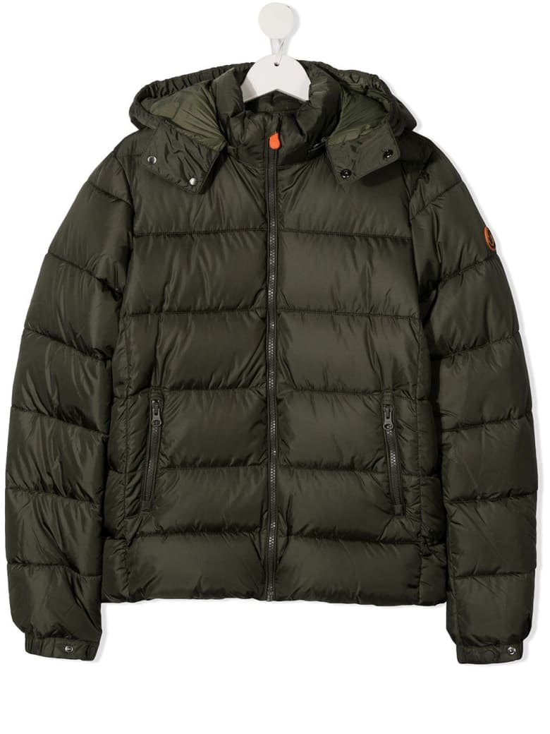 Save the Duck Ecological Nylon Down Jacket - Green