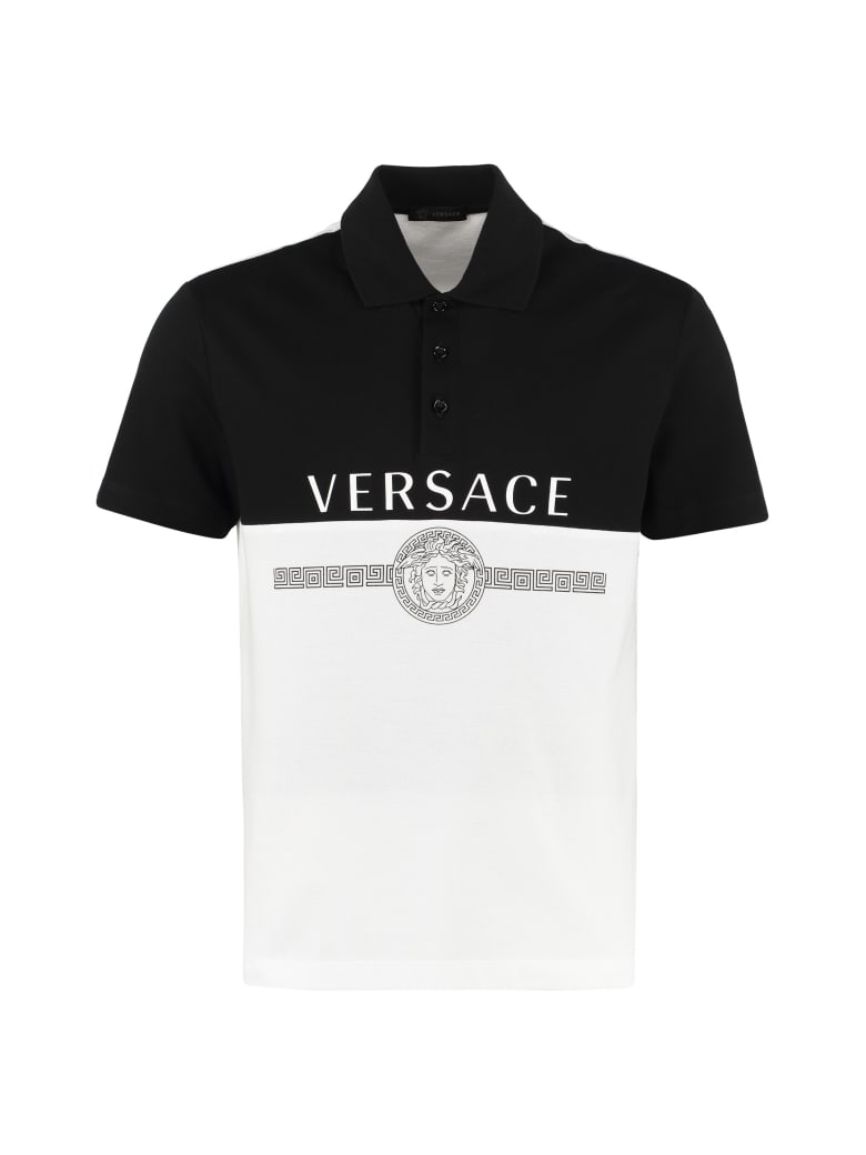 versace polo white