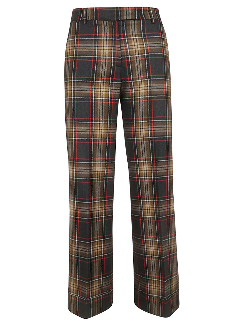 QL2 Melody Trousers - Camel/Red