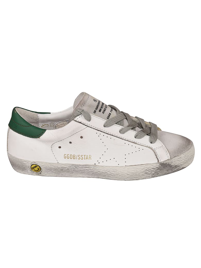 green golden goose sneakers