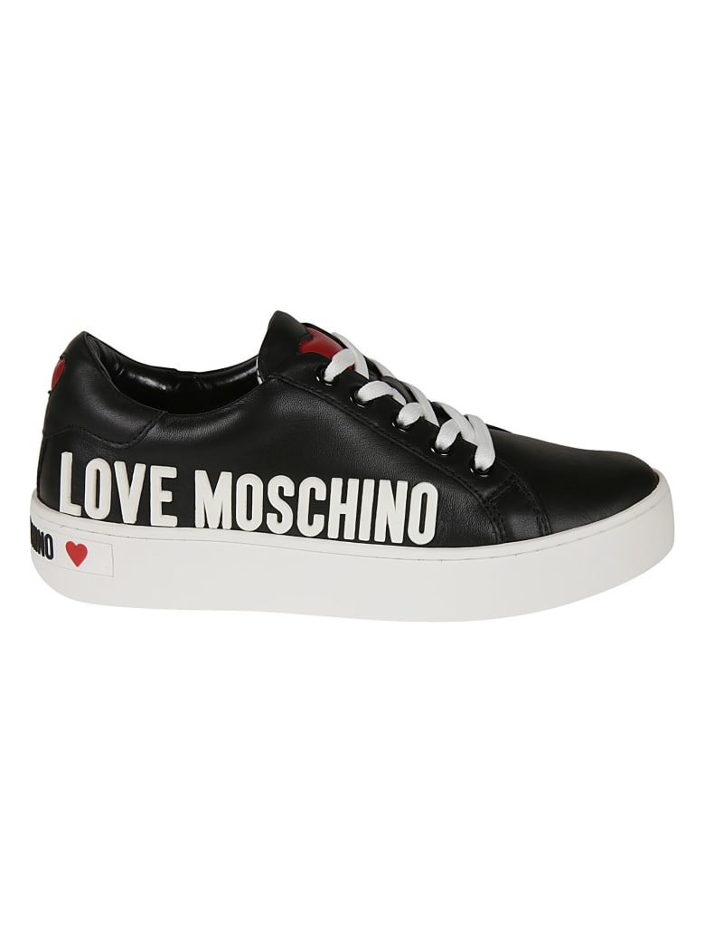 Love Moschino Side Logo Sneakers - Black