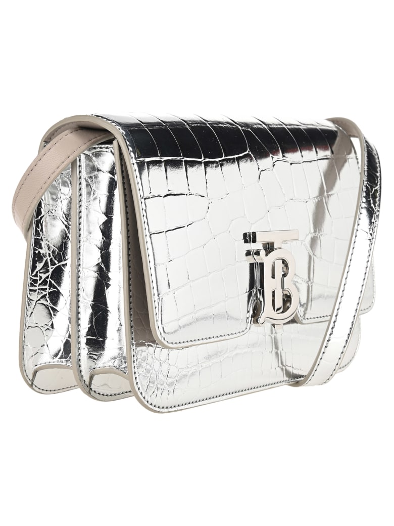 burberry silver bag
