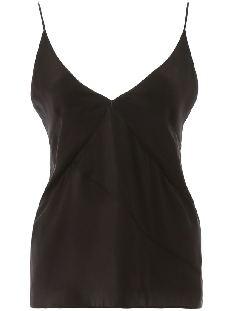 Le Kasha Silk Khiva Top - BLACK (Black)