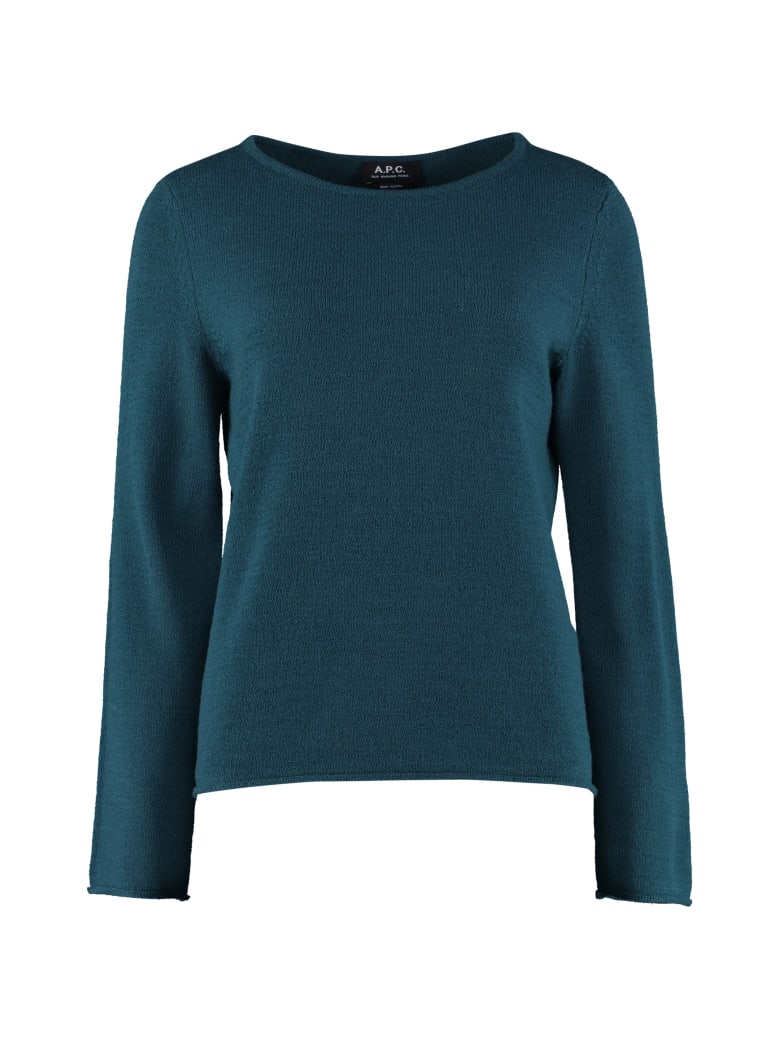 A.P.C. Annette Wool Pullover - green
