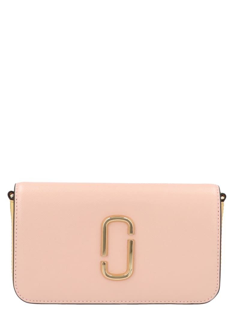 Marc Jacobs 'the Snapshot Wallet On Chain' Bag - Rosa