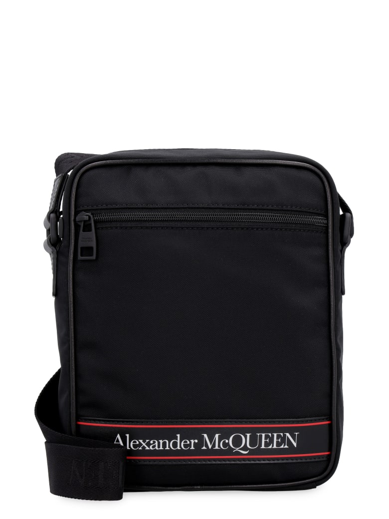 Alexander McQueen Nylon Messenger-bag - black