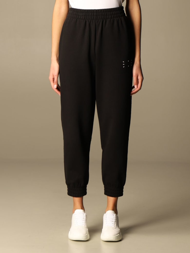 McQ Alexander McQueen Mcq Pants Mcq Cotton Jogging Trousers With Logo - Black