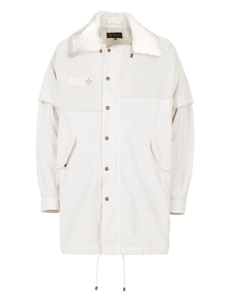 Mr & Mrs Italy Nick Wooster Capsule Unisex Parka Midi - MOON BEAN / MOON BEAN / LANA