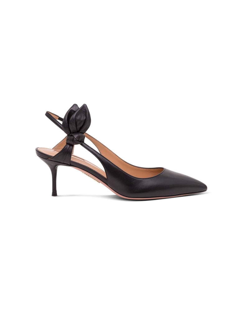 Aquazzura Leather Pumps - Black