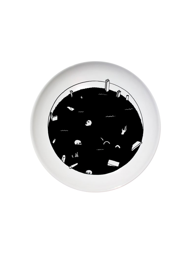 Kiasmo Dish Closed | Exiles - Black/White