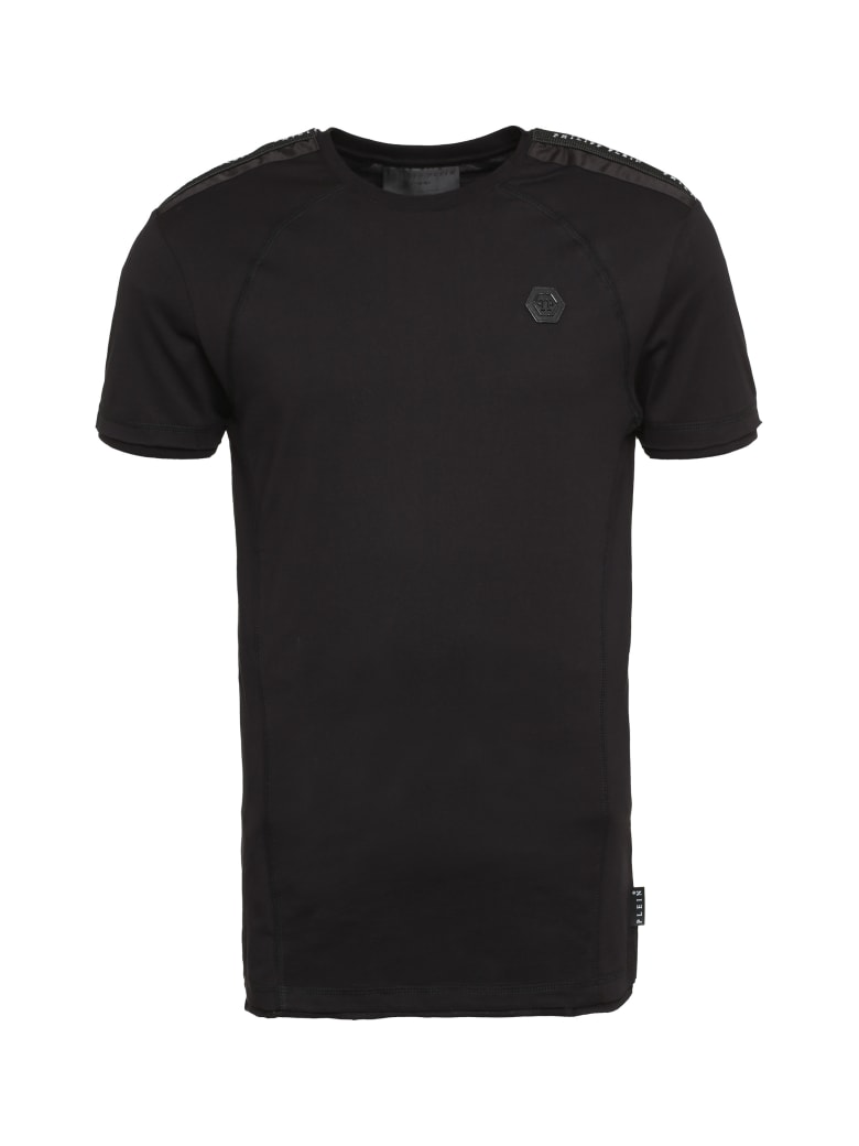 Philipp Plein Logo Cotton T-shirt - black