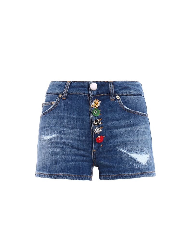 Dondup Decorative Buttoned Shorts | italist, ALWAYS LIKE A SALE