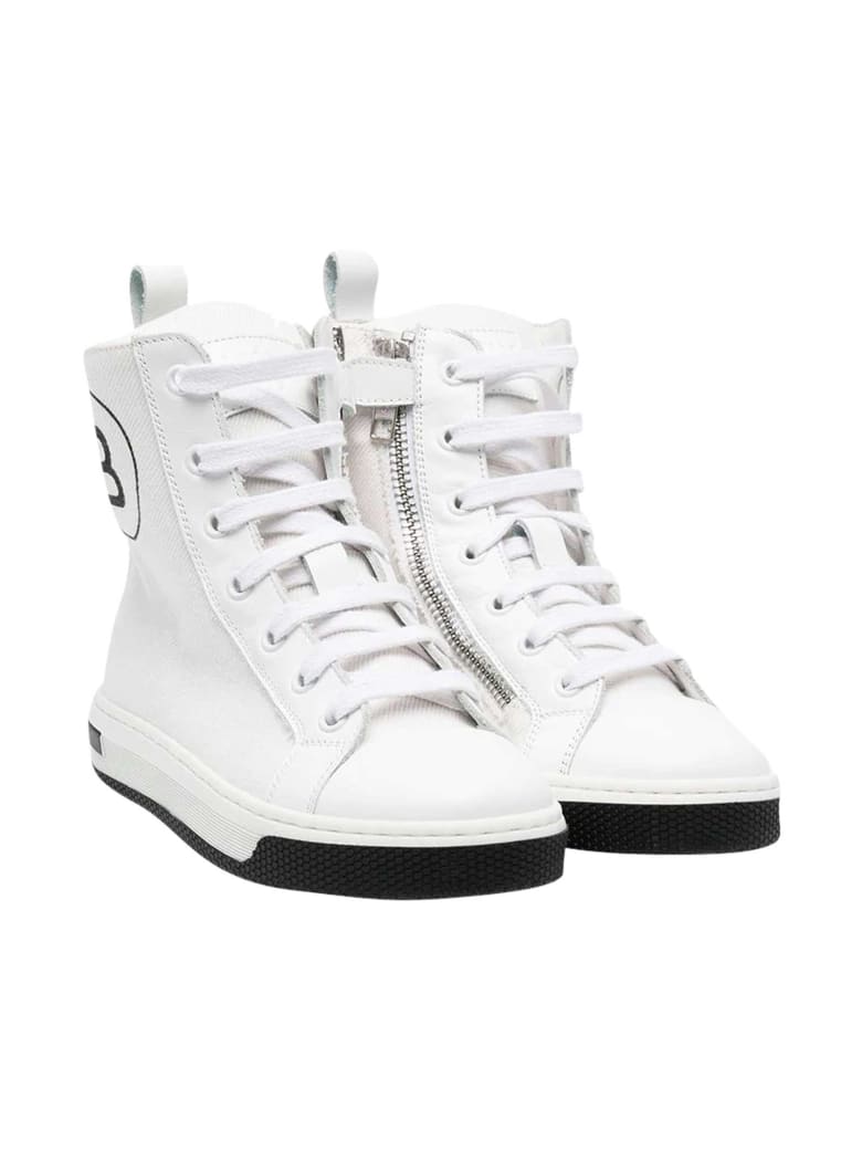 Balmain White Sneakers . - Bianco