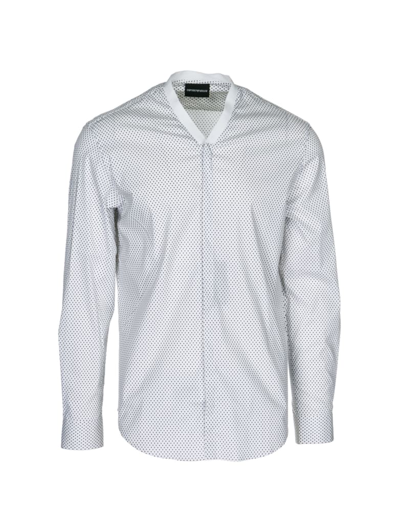 Emporio Armani Emporio Armani Long Sleeve Shirt Dress Shirt - Bianco ...