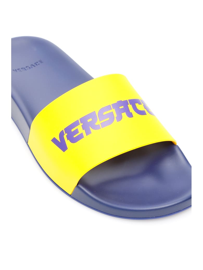 versace pvc slides