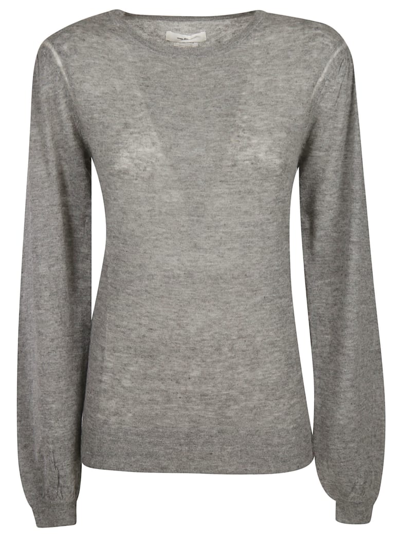 Isabel Marant Ribbed Sweatshirt - Grey