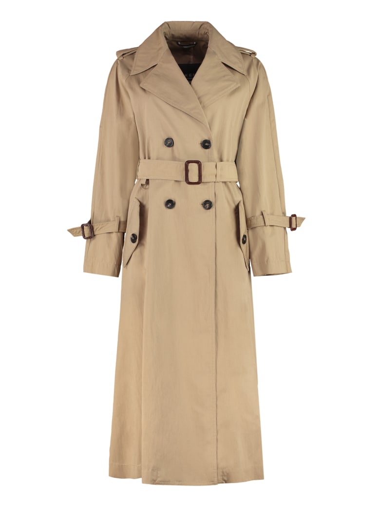 Weekend Max Mara Macbeth Cotton Trench Coat - Camel