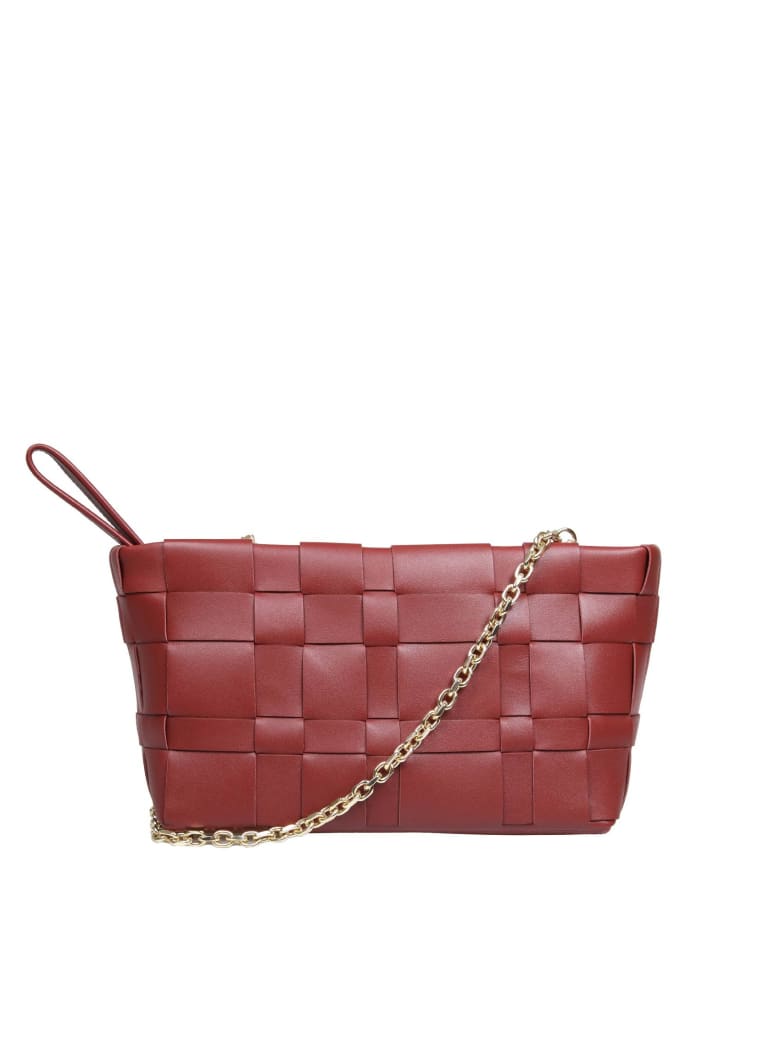 3.1 Phillip Lim Phillip Lim Odita Bag In Burgundy Braided Leather - Leather