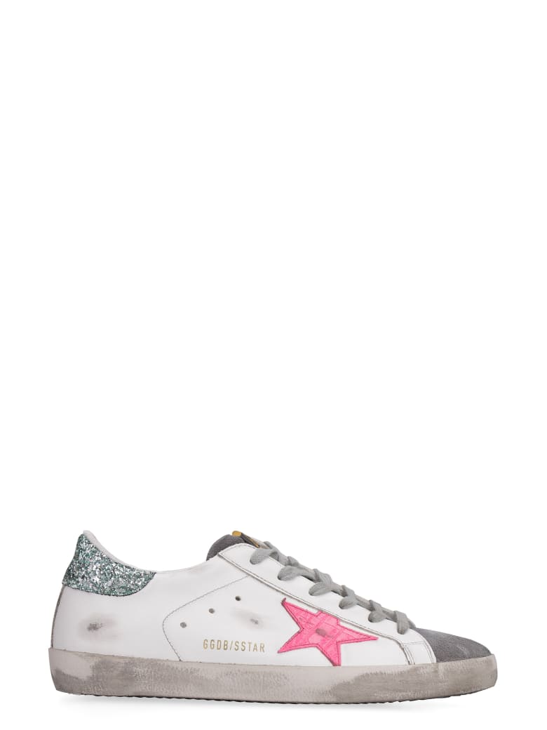 Golden Goose Superstar Leather Sneakers - White