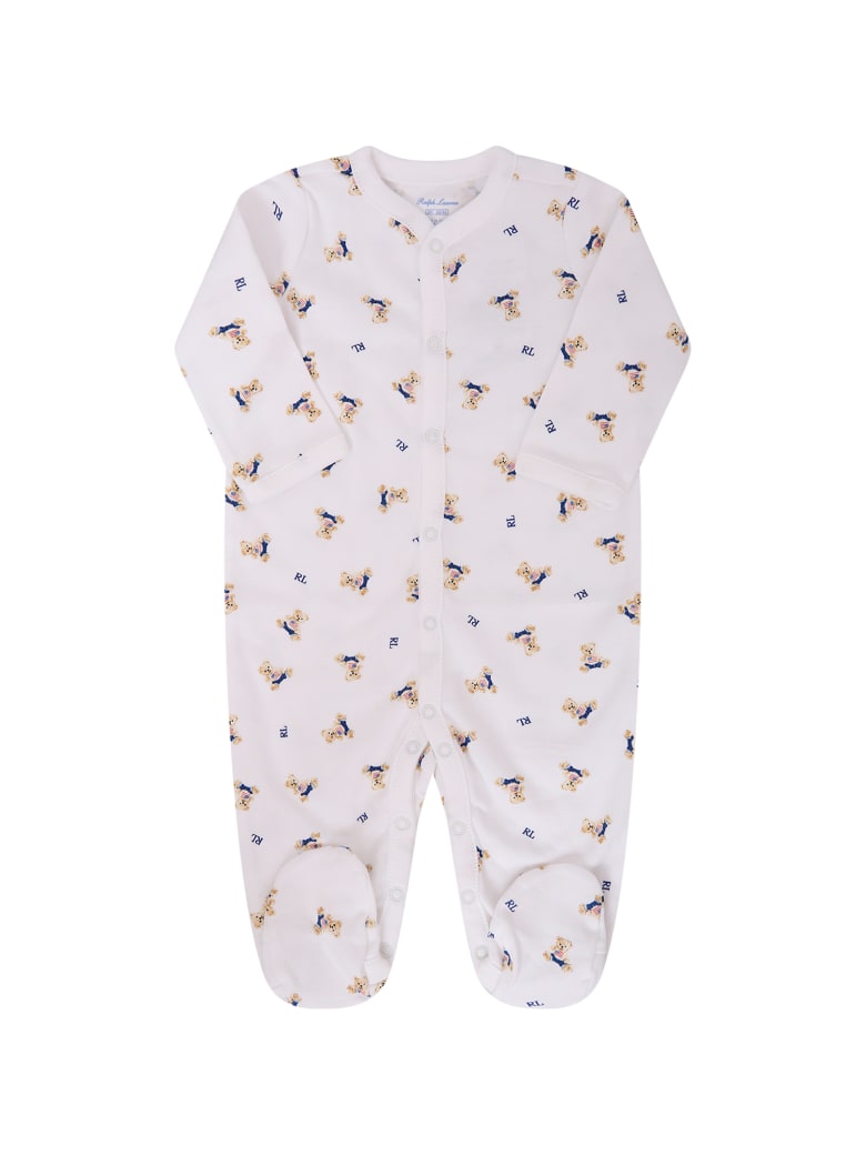 ralph lauren teddy bear baby grow