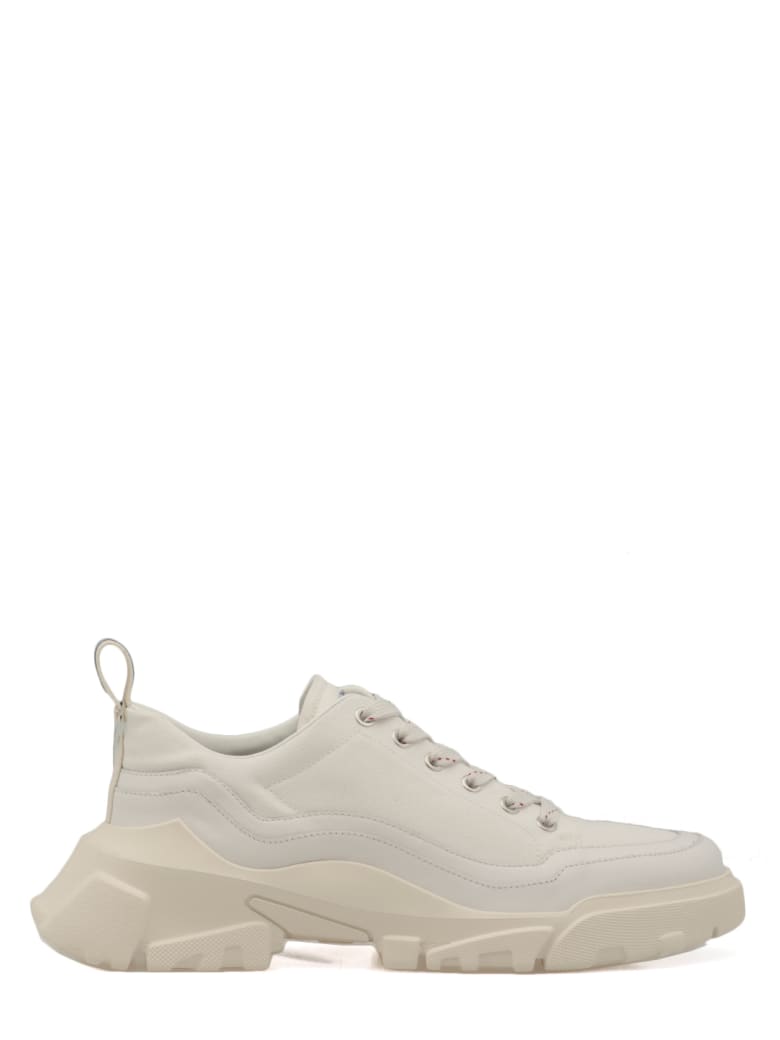 McQ Alexander McQueen Leather And Canvas Mcq Sneaker - OFF WHITE