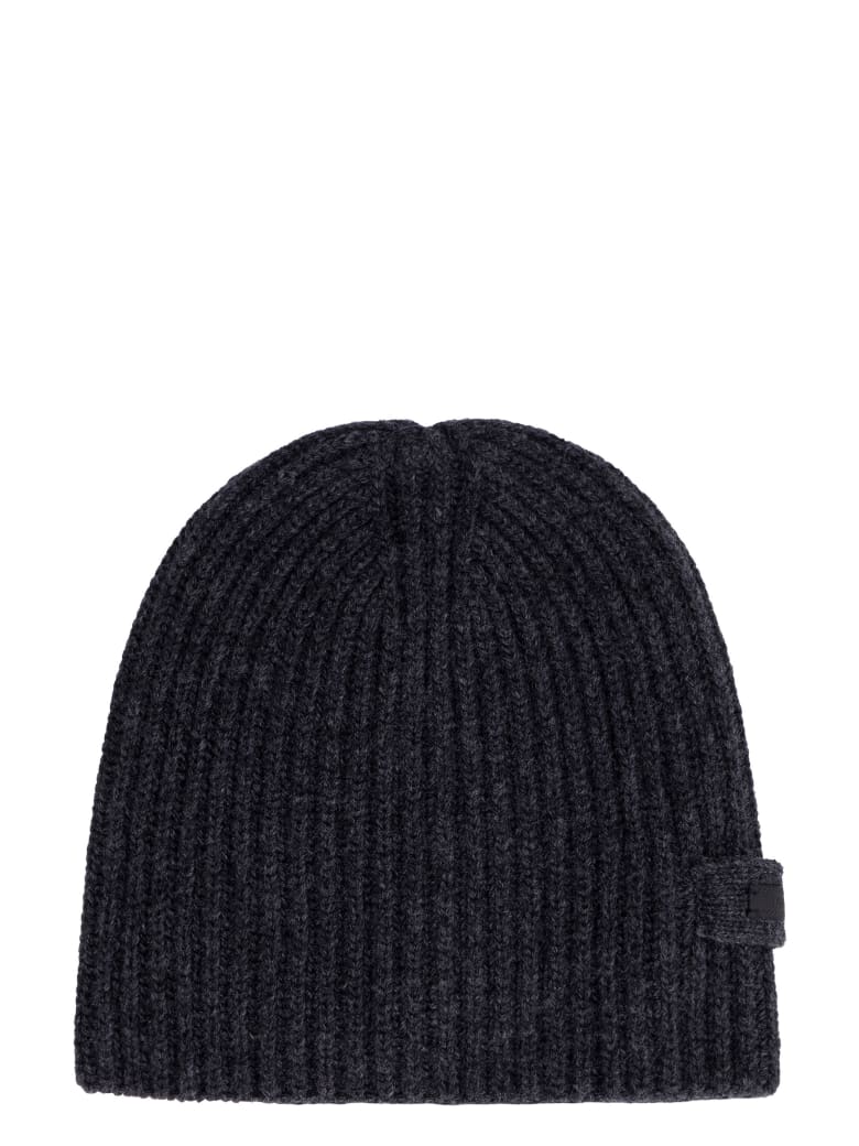 Prada Wool And Cashmere Hat - grey