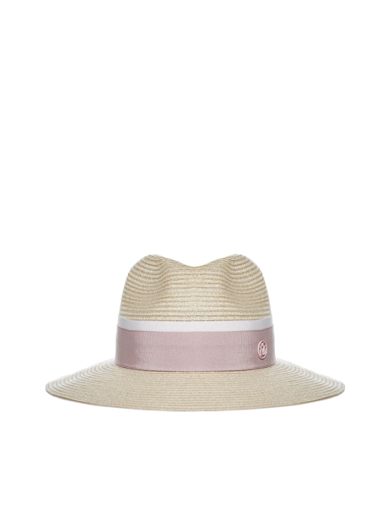 Maison Michel Hat - Natural pink