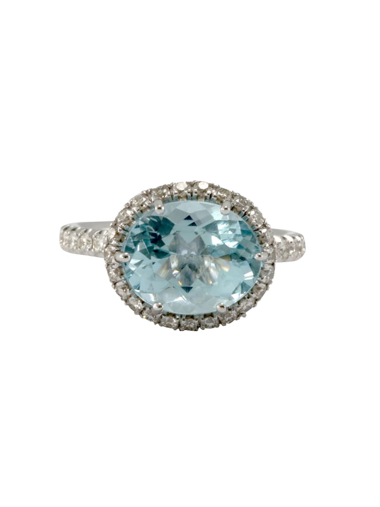 Lo Spazio Jewelry Lo Spazio Aqua Lucente Ring(H) - Sky_Blue