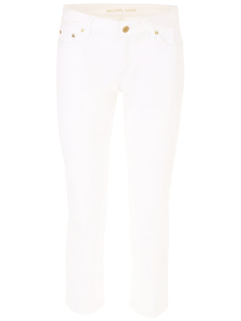michael kors jeans white
